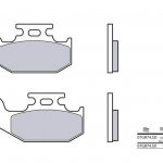 Brembo achter remblokken